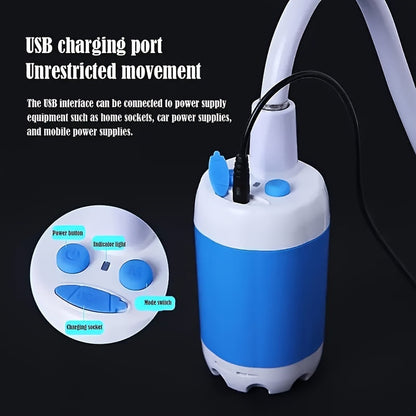 Rynx | Portable USB Watering Device - Adjustable Pressure for Outdoor Bathing, Car Cleaning and Plant Watering