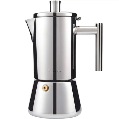 Rynx | Stainless Steel Coffee Maker for the Cooktop