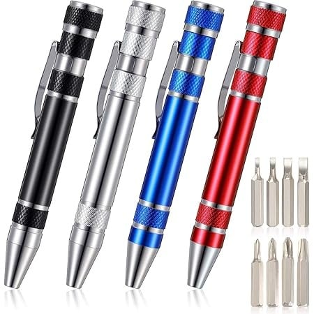 Rynx | Multi-Bit Mini Screwdriver – Compact Repair Tool Made of Aluminum Alloy
