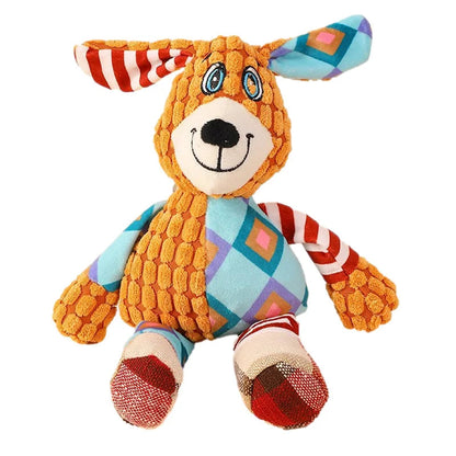 Rynx | Plush Squeaky Dog Toy for Teeth Cleaning & Interactive Play
