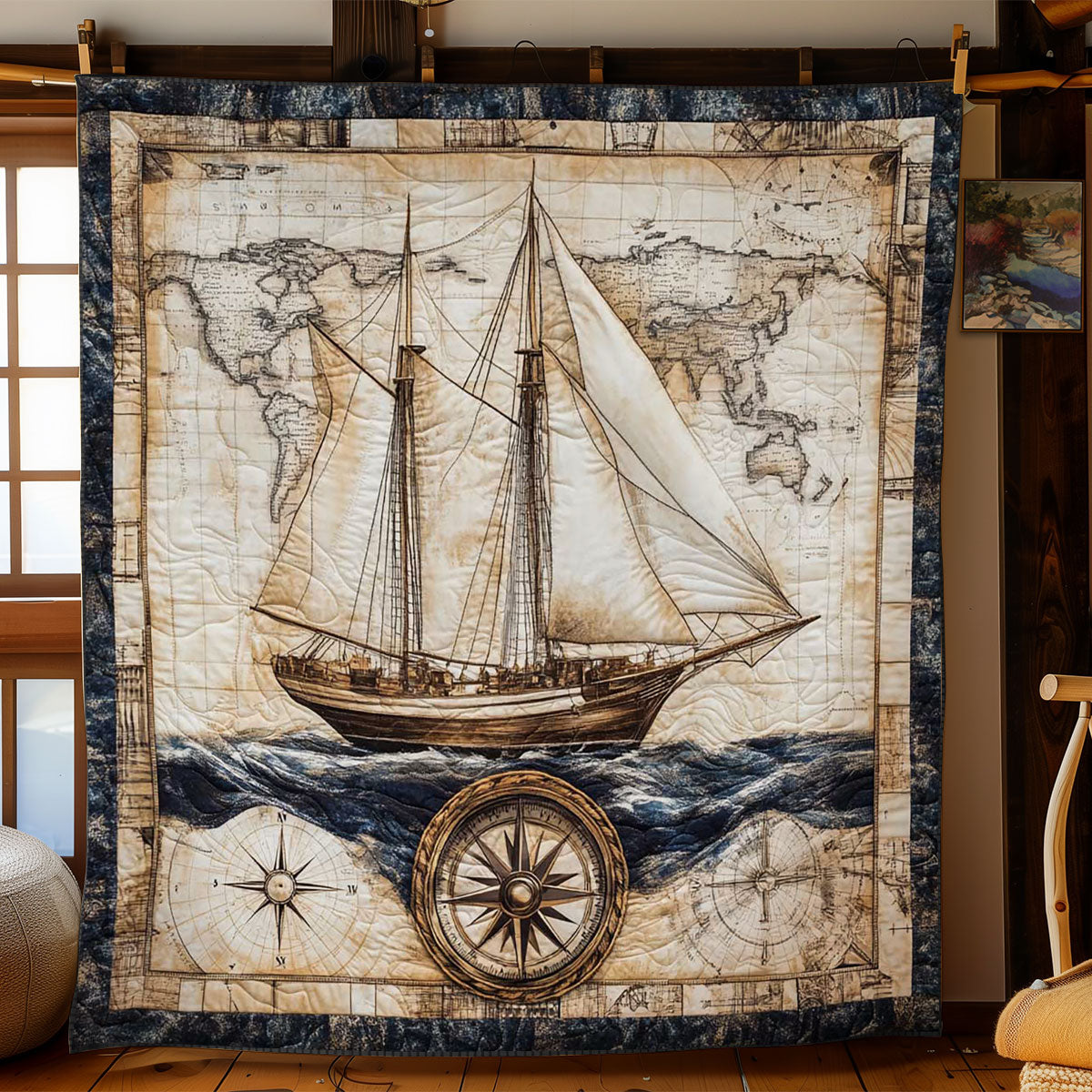 Rynx | Antique Sailboat Quilt