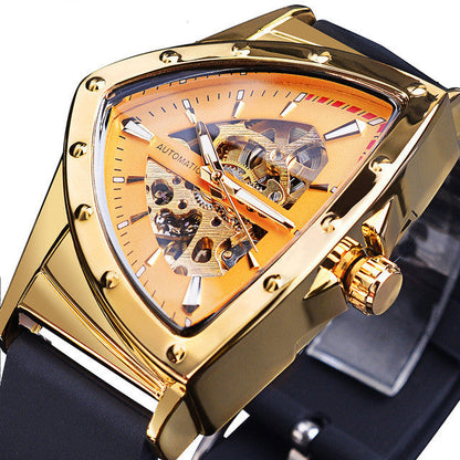 Rynx | Skeleton Men's Automatic Mechanical Watch Silicone Strap