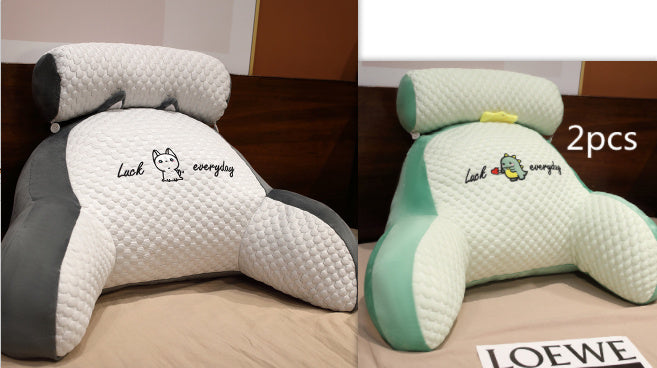 Rynx | Soft fluffy triangular reading pillow
