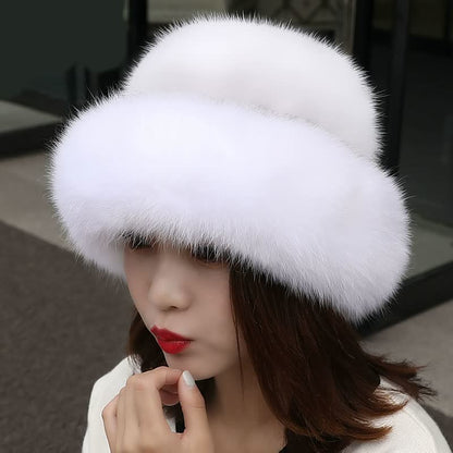 RYNX | Winter Fur Hat For Women White One Size