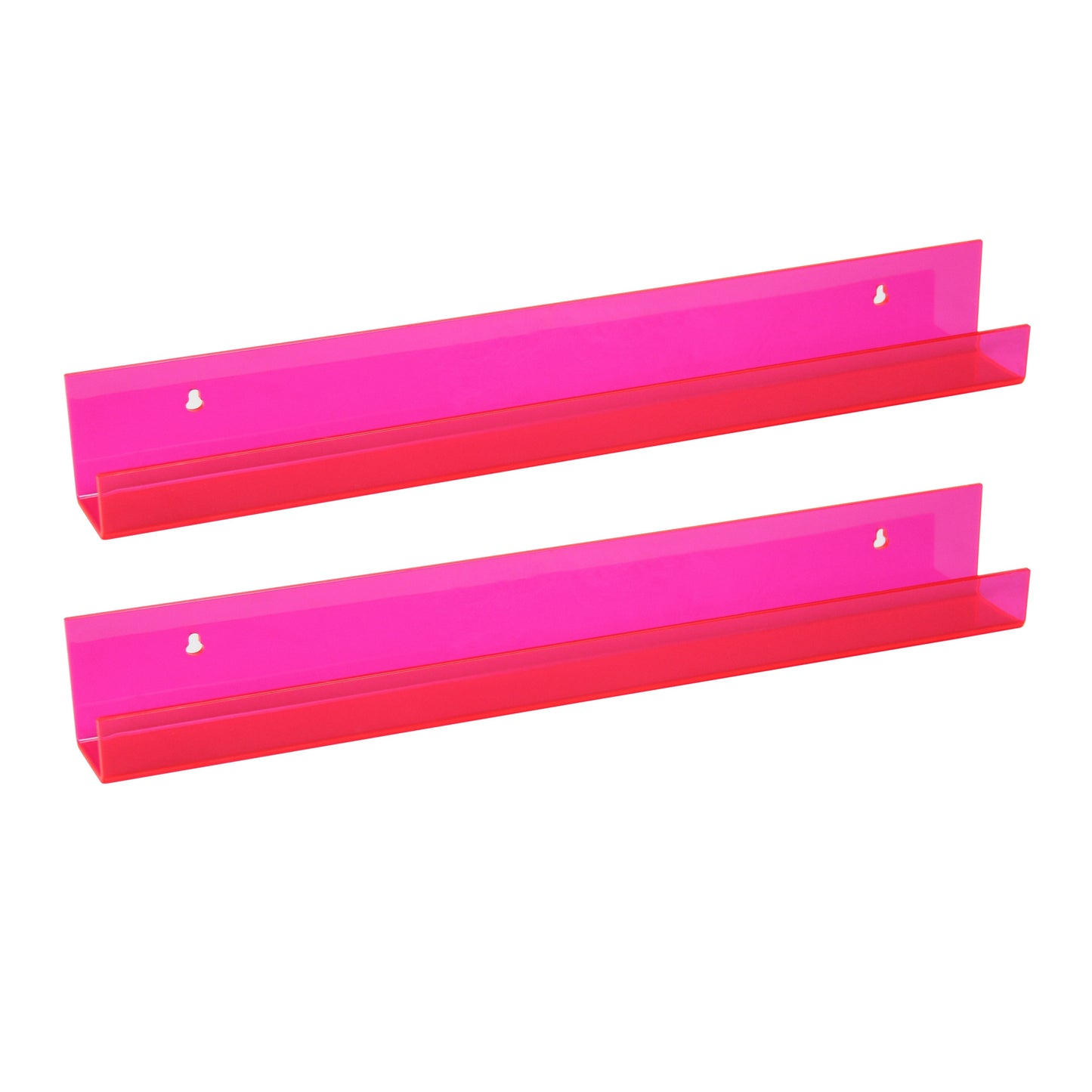 Rynx | AcrylicClear - Floating Transparent Storage Shelves for Bedroom, Living Room & Bathroom