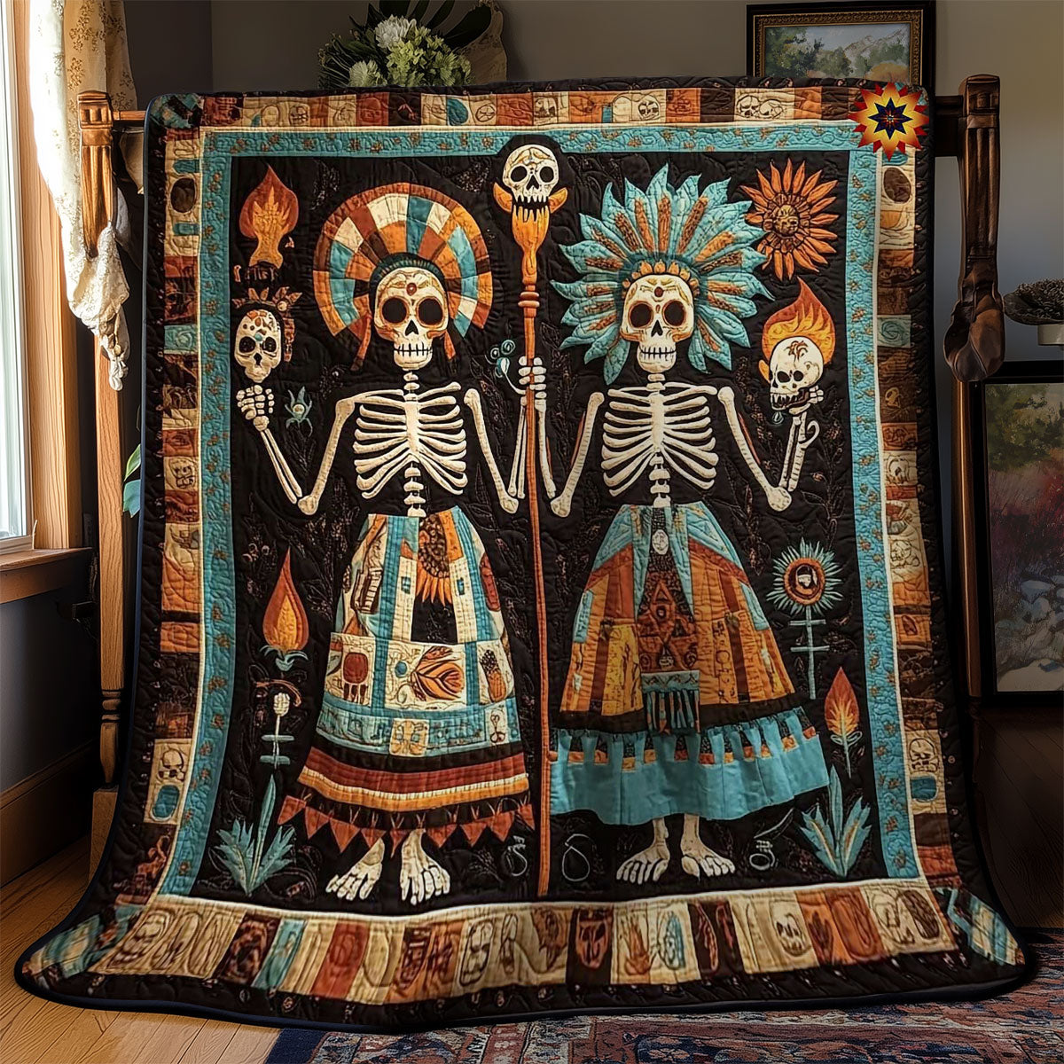 Rynx | Day of the Dead Holy Tradition Quilt