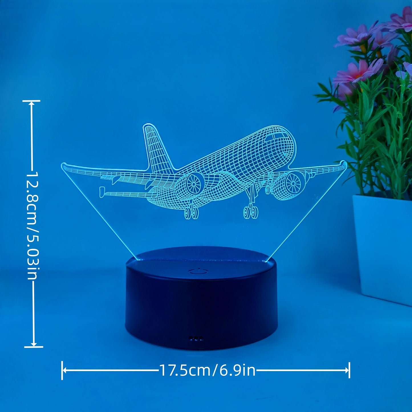 Rynx | SkyGlow - 3D Fly Acrylic Night Light with USB, LED Table Lamp