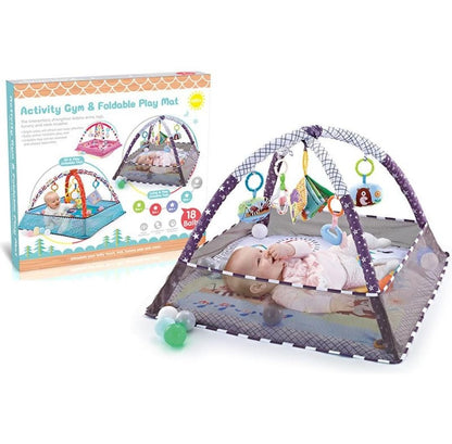 Rynx | Baby Activity Gym & foldable play mat with 18 balls