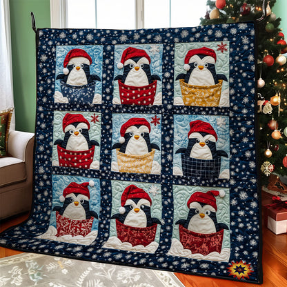 Rynx | Penguins In A Bucket Quilt