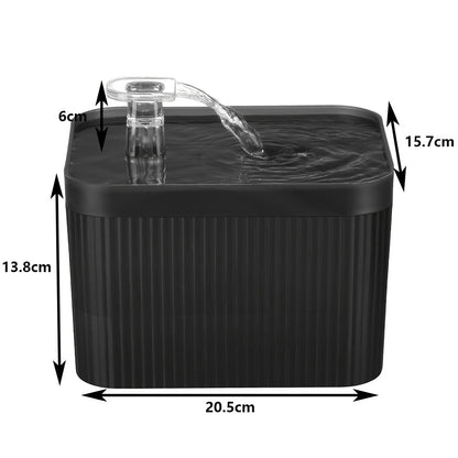 Rynx | 2.5L Automatic Cat Water Fountain with USB Silent Pump and Circulating Filter