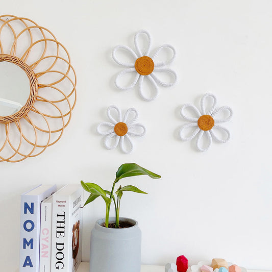 Rynx | 3 Pcs - Bohemian Daisy Flower Wall Decor