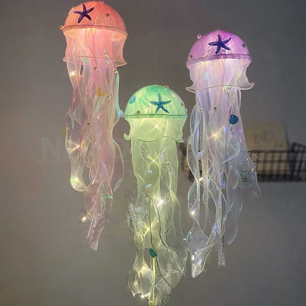 Rynx | 3 Pcs - Handcrafted Jellyfish Hanging Lantern