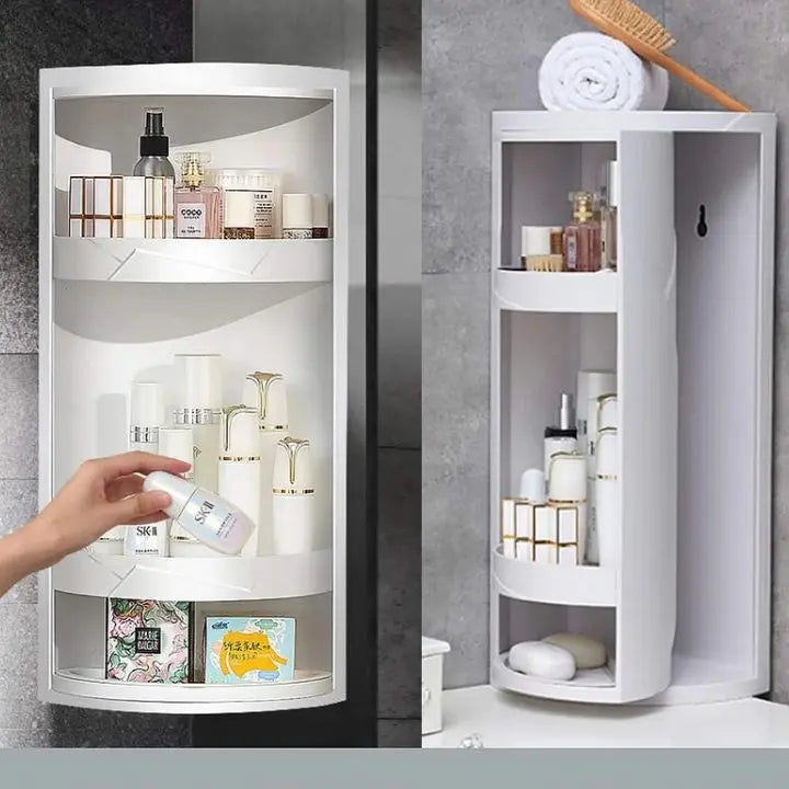 Rynx | 3 layers - Multifunctional 360° corner shelf organizer