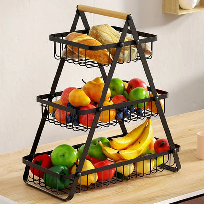 RYNX | Fruitcascade – Fruit Basket With 3 Levels