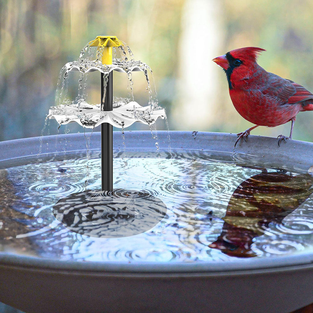 Rynx | 3-layer solar-powered water fountain kit