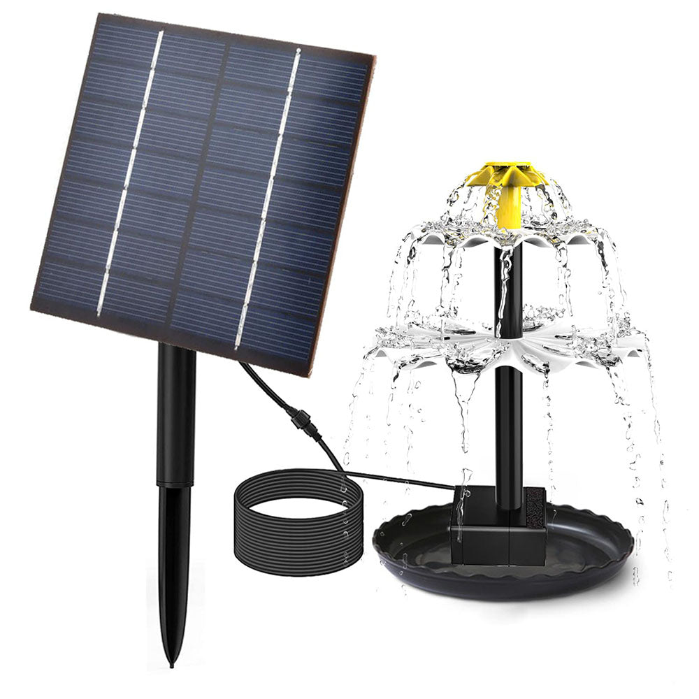 Rynx | 3-layer solar-powered water fountain kit
