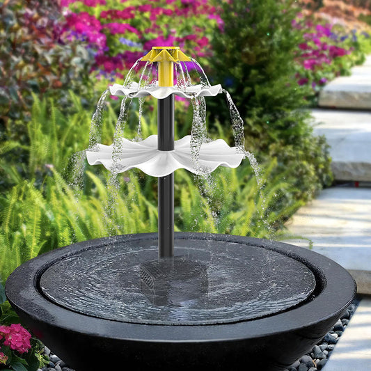 Rynx | 3-layer solar-powered water fountain kit