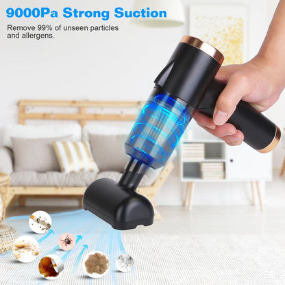 Rynx | 3-in-1 120W Portable Range Vacuum Cleaner with Brush Nozzle