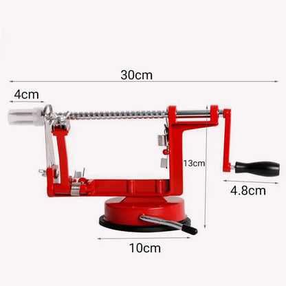 Rynx | 3-in-1 Hand Crank Peeler for Peeling, Coring and Slicing