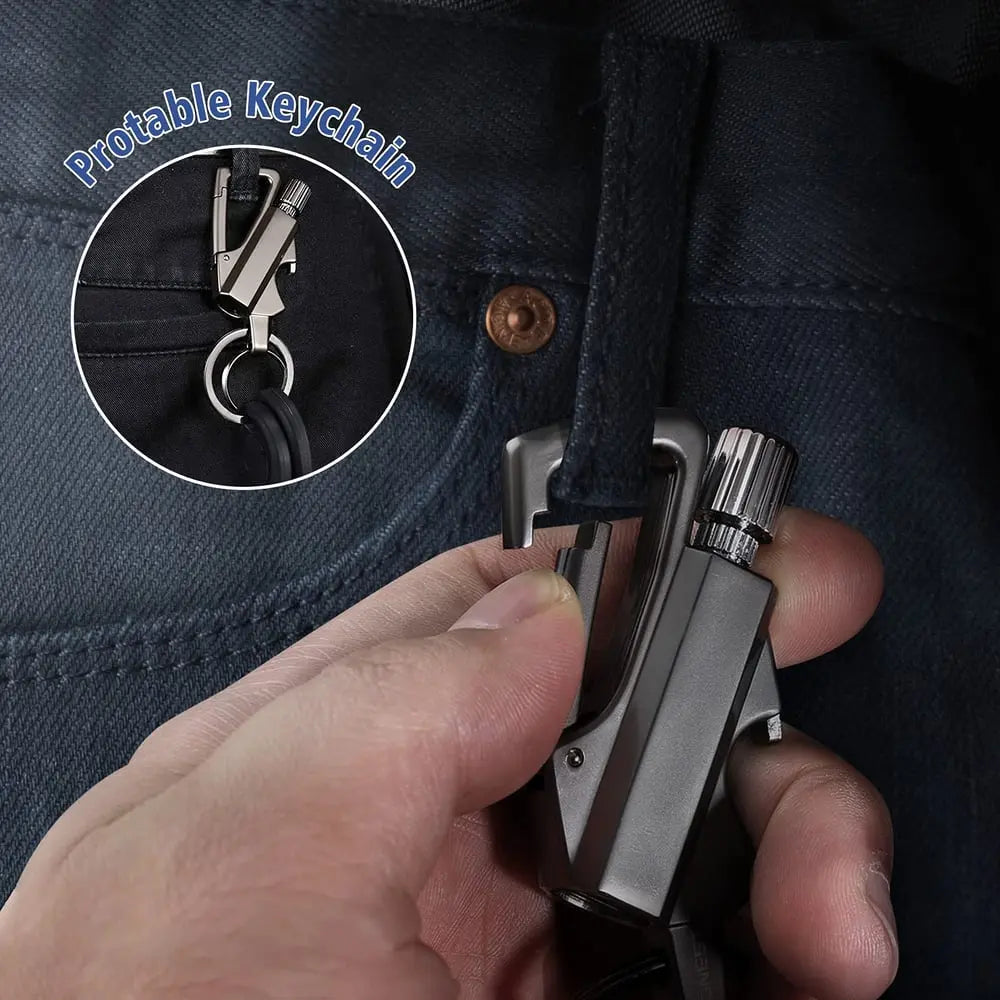Rynx | 3-in-1 Outdoor windproof lighter with bottle opener for camping