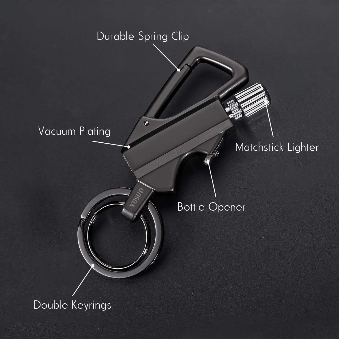 Rynx | 3-in-1 Outdoor windproof lighter with bottle opener for camping