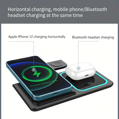 Rynx | 3-in-1 Foldsamboer Fast Wireless Charging Station