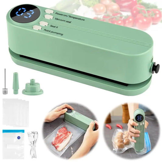 Rynx | 3-in-1 cordless mini vacuum sealer – keep food fresh & more