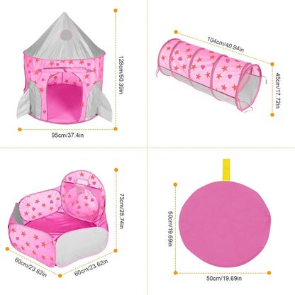 Rynx | 3-in-1 Kids Play Tent Ball Pit Set