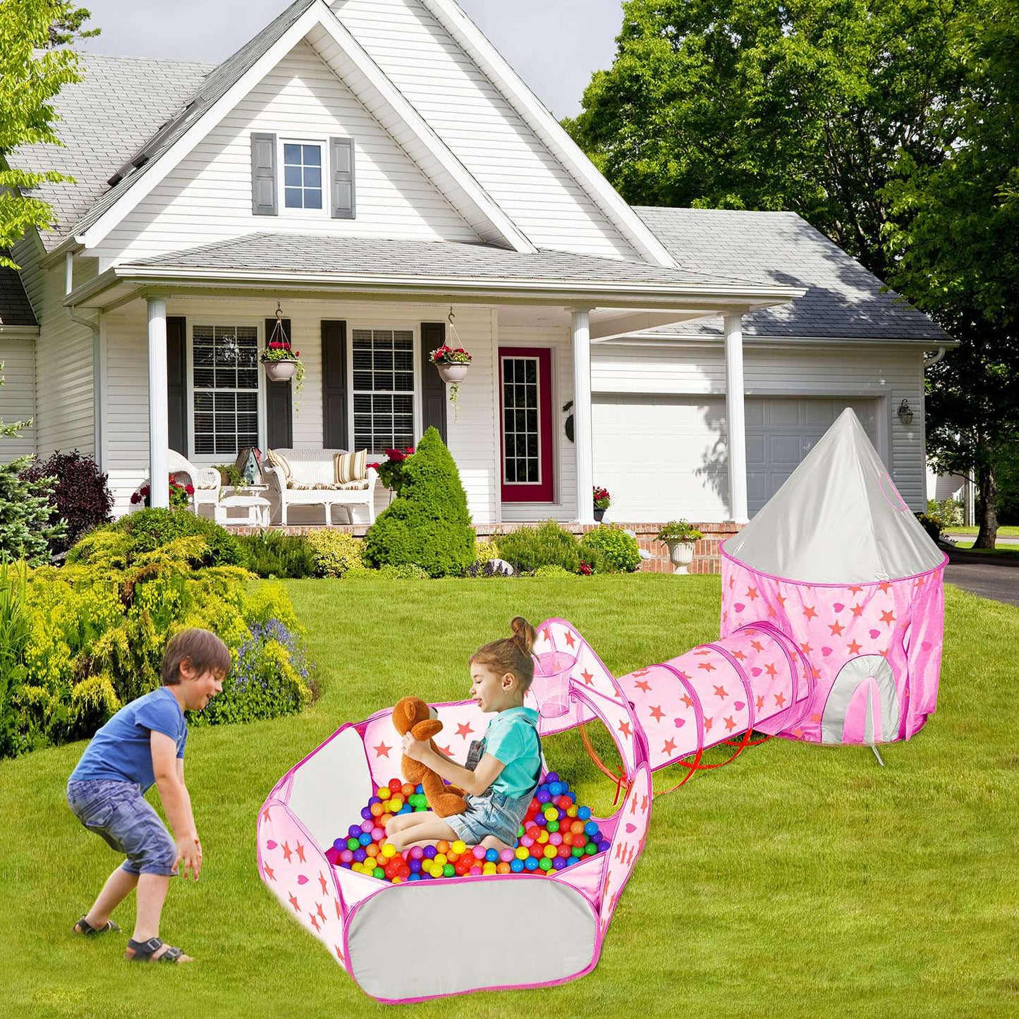 Rynx | 3-in-1 Kids Play Tent Ball Pit Set