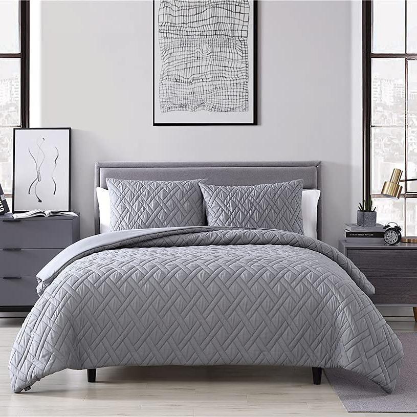Rynx | 3-Piece: Embossed Quilted Larch Bedspread Set