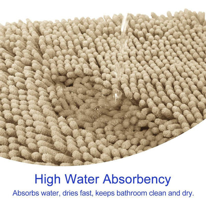 Rynx | 3-piece set: Bathroom mat set Ultra soft non-slip and absorbent chenille