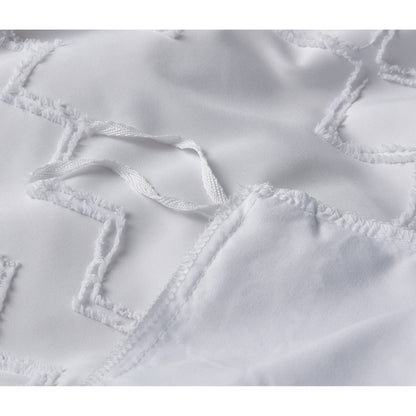 Rynx | 3-piece set: Bibb Home tufted cut duvet bedding