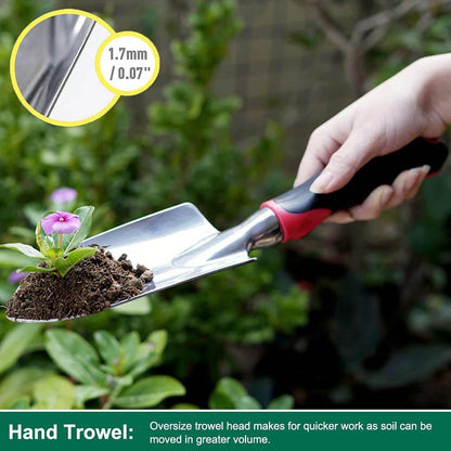 Rynx | 3-piece set: Cast aluminum heavy gardening tool set