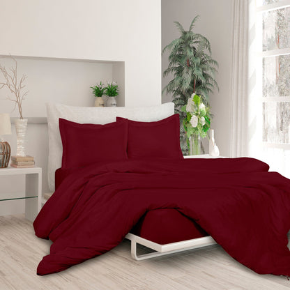 Rynx | 3-piece set: Royal double brushed duvet cover with button closure and corner ties