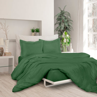 Rynx | 3-piece set: Royal double brushed duvet cover with button closure and corner ties