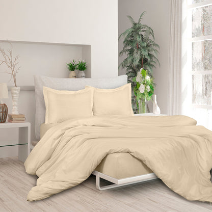 Rynx | 3-piece set: Royal double brushed duvet cover with button closure and corner ties