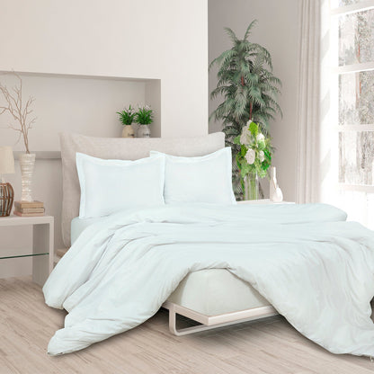 Rynx | 3-piece set: Royal double brushed duvet cover with button closure and corner ties