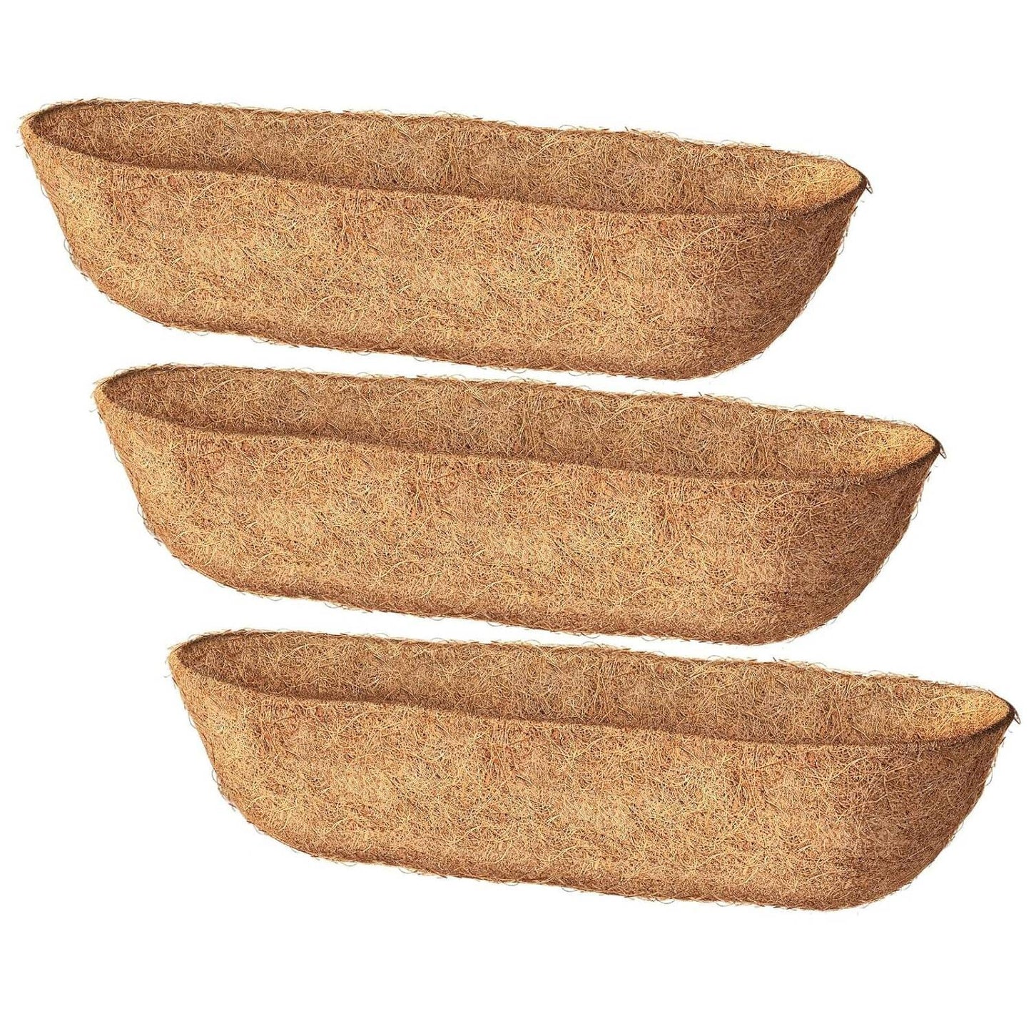 Rynx | 3-pieces: Through Coco Basket Half Moon Plant Replacement