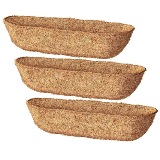 Rynx | 3-pieces: Through Coco Basket Half Moon Plant Replacement