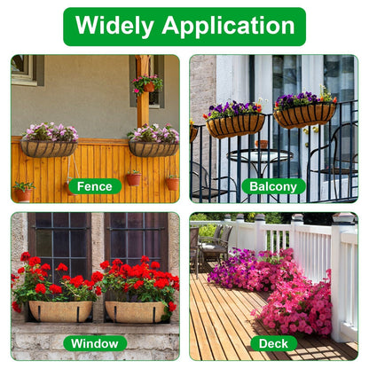 Rynx | 3-pieces: Through Coco Basket Half Moon Plant Replacement