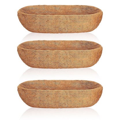 Rynx | 3-pieces: Through Coco Basket Half Moon Plant Replacement