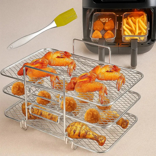 Rynx | 3-tier Airfryer insert for even cooking