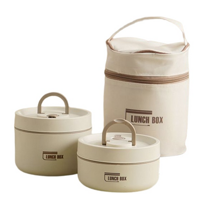 Rynx | IsoPro™ Multi-layer Insulated Lunch Box | Thermo Box for Hot and Cold Dishes | FREE Carry Bag