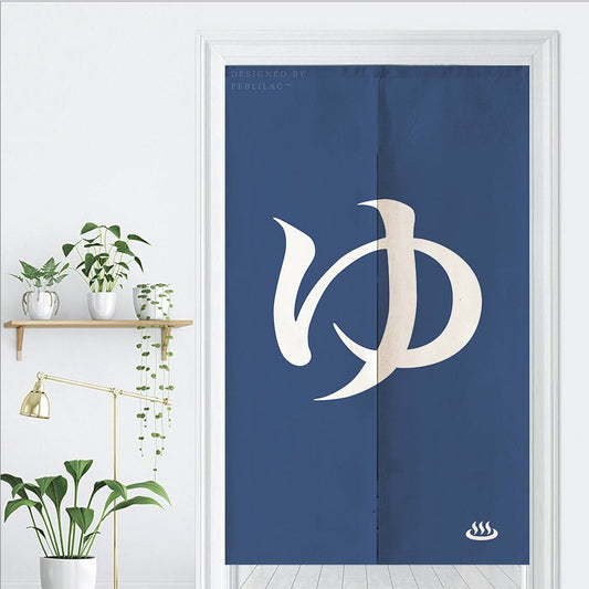 Rynx | Blue Hot Springs Noren Door Curtain