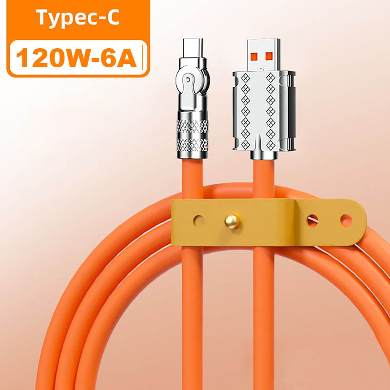 RYNX | 180 Anti-Break Fast Charging Data Cable (120W)
