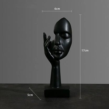 Rynx | NordicMuse Abstract Face Sculpture