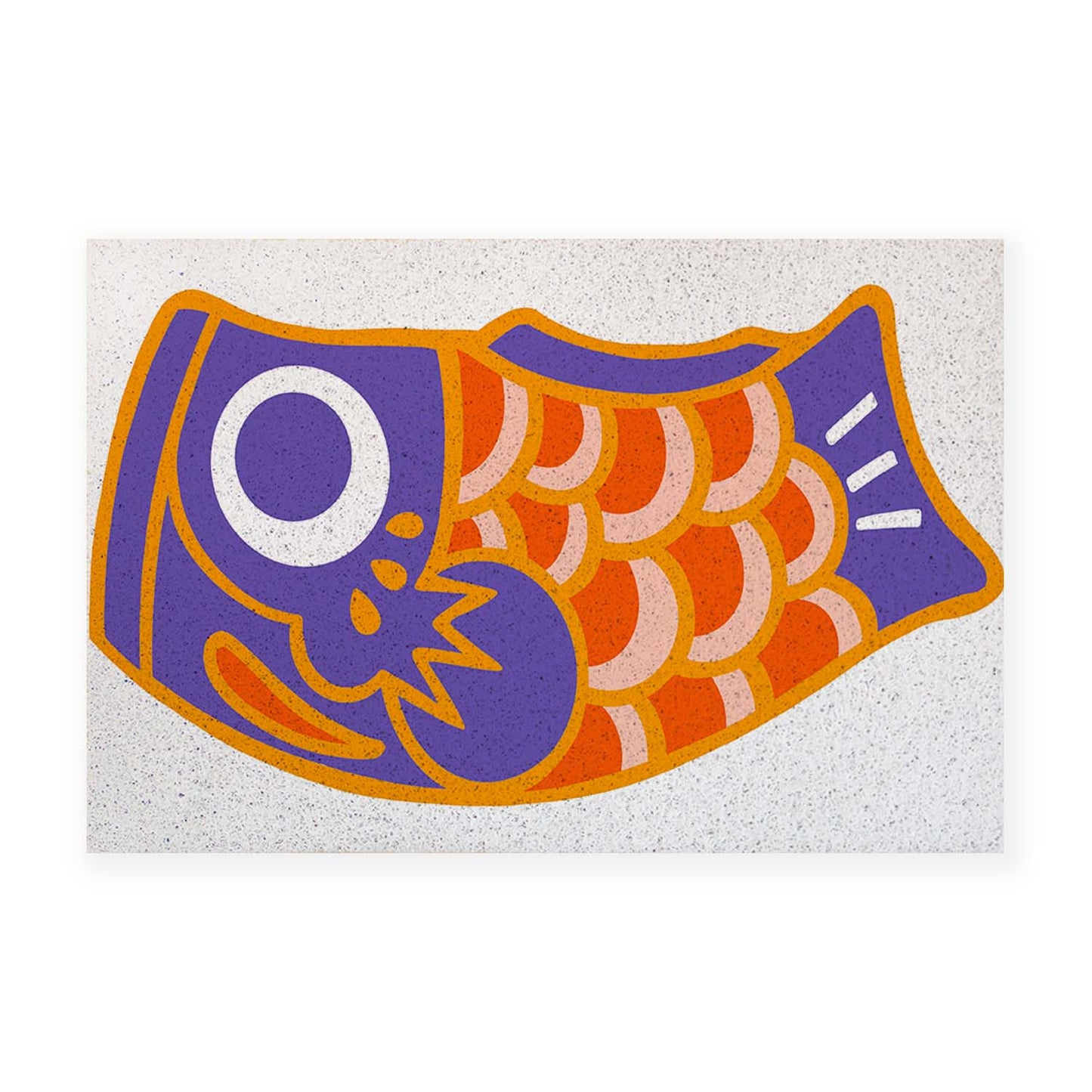 Rynx | Colorful Japanese Koi PVC Coil Doormat