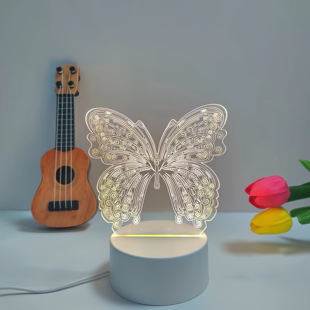 Rynx | ButterflyGlow - 3D LED Night Light with Geometric Design