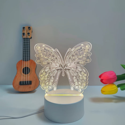 Rynx | ButterflyGlow - 3D LED Night Light with Geometric Design