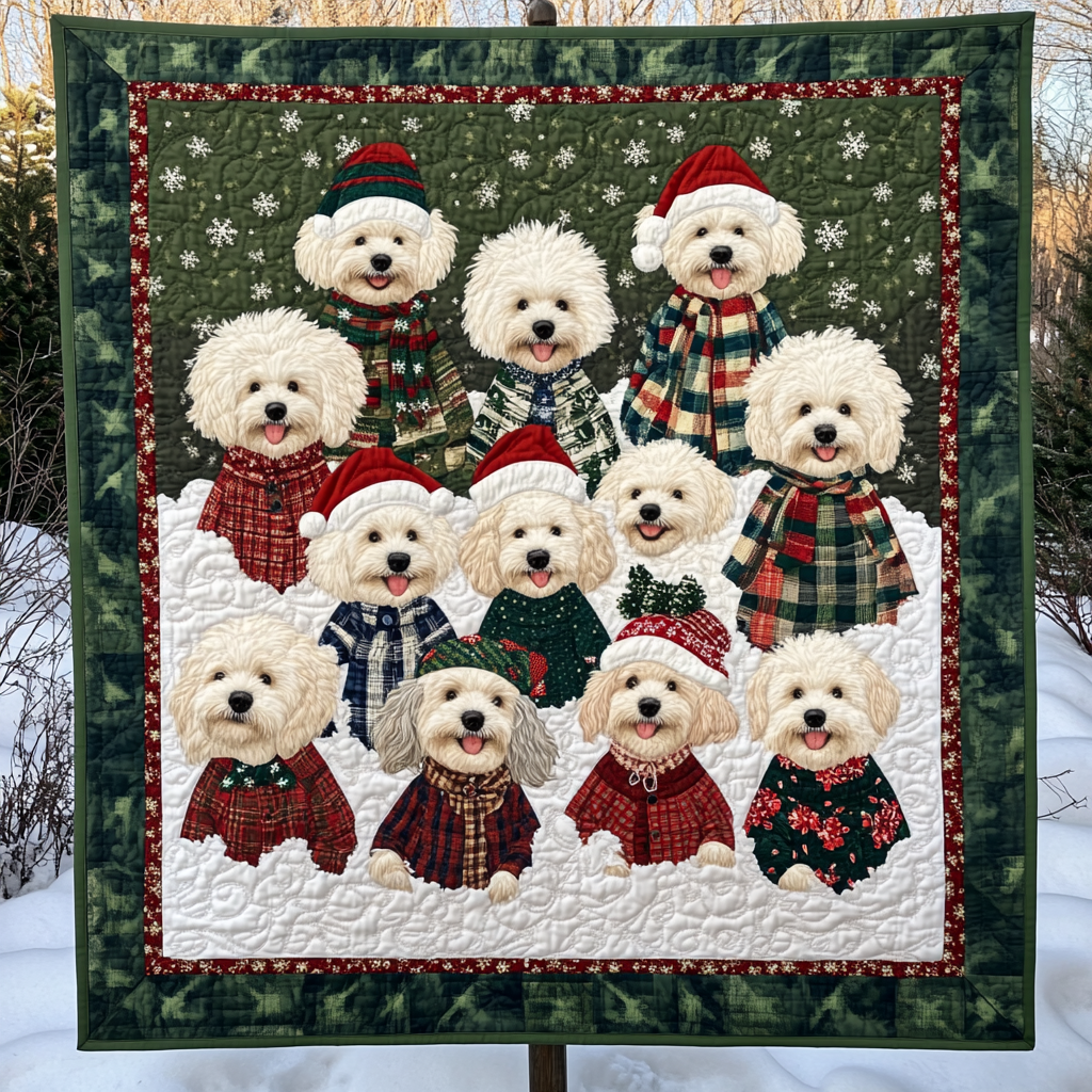Rynx | Poodle Christmas Blanket